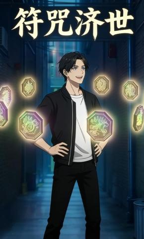 短剧《符咒济世》海报