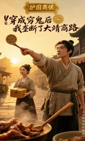 短剧《穿成穷鬼后，我垄断了大靖商路》海报