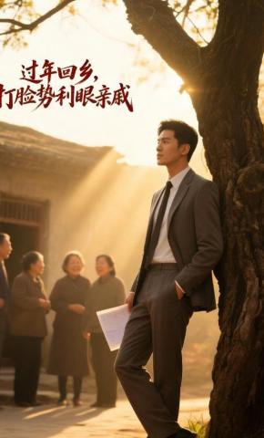 短剧《过年回乡，打脸势利眼亲戚》海报