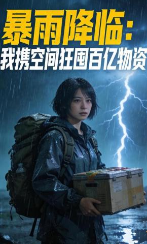 短剧《暴雨降临：我携空间狂囤百亿物资》海报