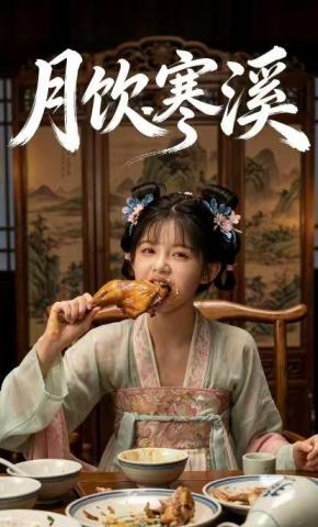 短剧《月饮寒溪》海报