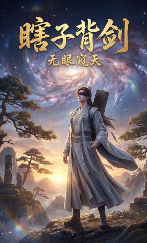 短剧《瞎子背剑，无眼窥天》海报