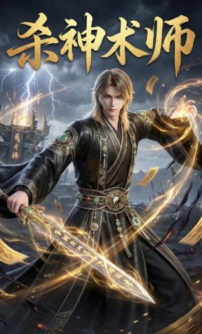 短剧《杀神术师》海报