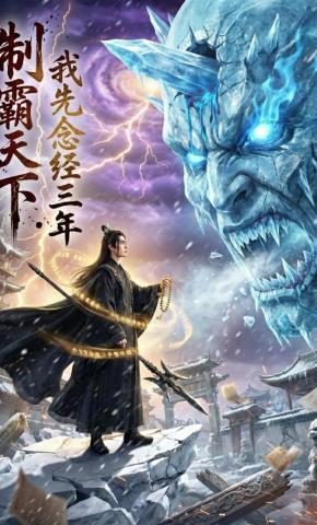 短剧《制霸天下：我先念经三年》海报