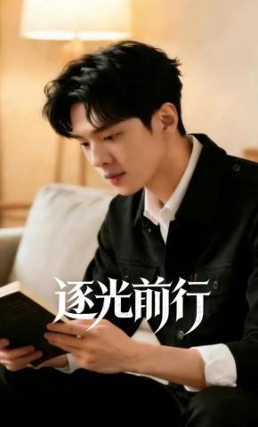 短剧《逐光前行》海报