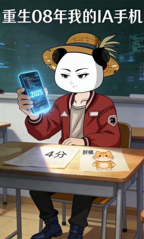 短剧《重生08年我的IA手机》海报