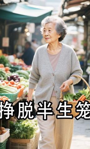 短剧《挣脱半生笼》海报