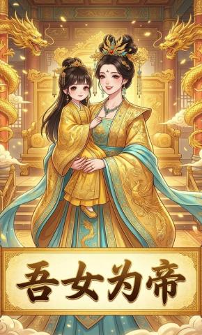 短剧《吾女为帝》海报