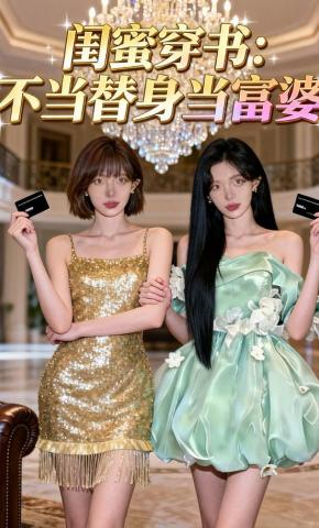 短剧《闺蜜穿书：不当替身当富婆》海报