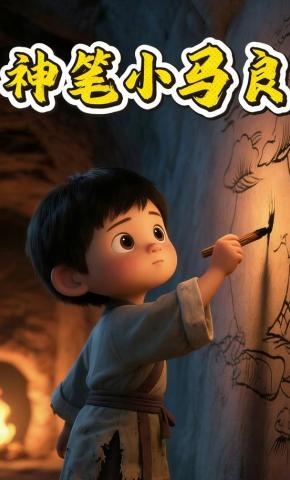 短剧《神笔小马良》海报