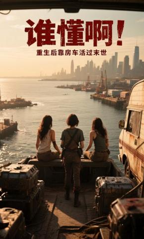 短剧《谁懂啊!重生后靠房车活过末世》海报