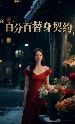 短剧《百分百替身契约》海报