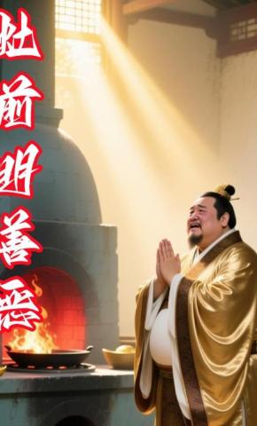 短剧《灶前明善恶》海报