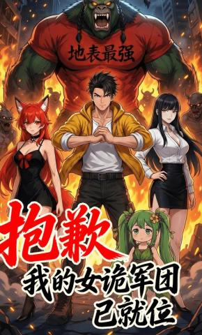 短剧《抱歉，我的女诡军团已就位》海报