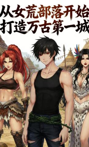 短剧《从女荒部落开始，打造万古第一城》海报