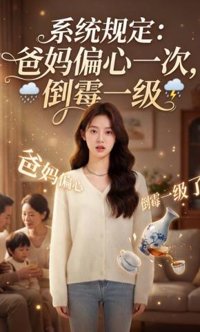 短剧《系统规定：爸妈偏心一次，倒霉一级》海报