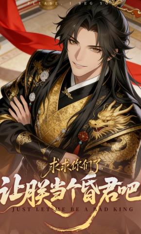 短剧《求求你们了，让朕当个昏君吧》海报