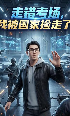 短剧《走错考场，我被国家捡走了！》海报