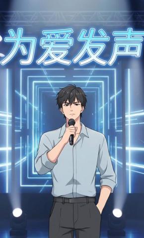 短剧《为爱发声》海报