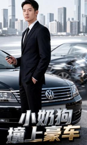 短剧《小奶狗撞上豪车》海报