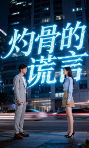 短剧《灼骨的谎言》海报