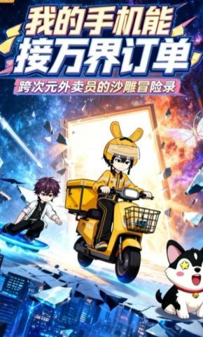 短剧《我的手机能接万界订单》海报