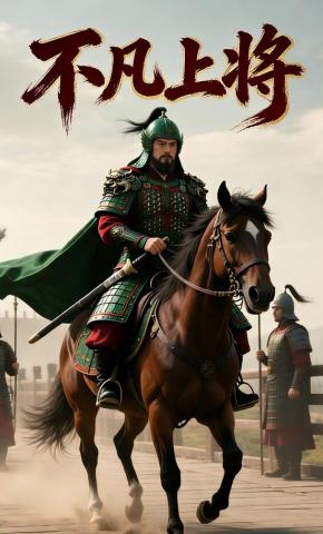 短剧《不凡上将》海报