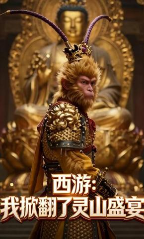 短剧《西游：我掀翻了灵山盛宴》海报