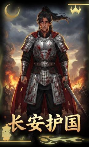 短剧《长安护国》海报