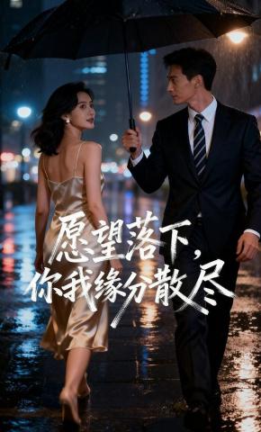 短剧《愿望落下，你我缘分散尽》海报