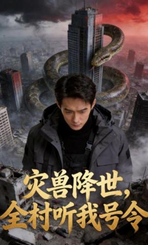 短剧《灾兽降世，全村听我号令》海报