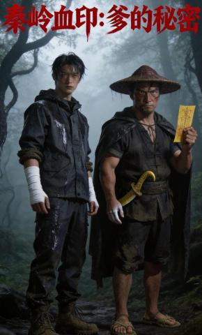 短剧《秦岭血印：爹的秘密》海报