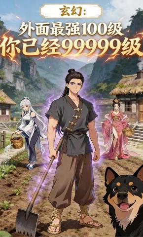 短剧《玄幻：外面100级，你已经99999级》海报