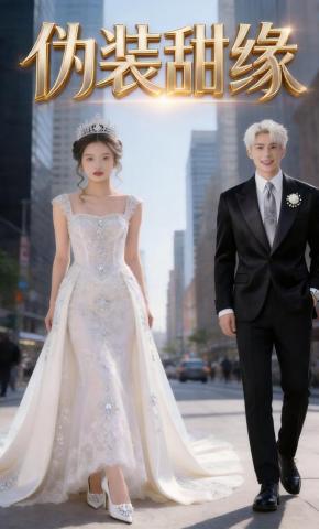 短剧《伪装甜缘》海报