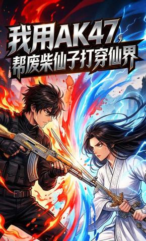 短剧《我用AK47，帮废柴仙子打穿仙界》海报