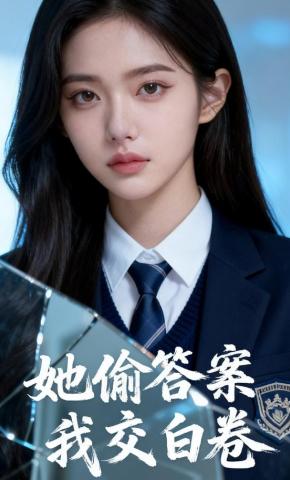 短剧《她偷答案我交白卷》海报