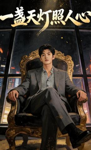 短剧《一盏天灯照人心》海报