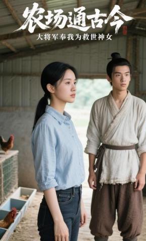 短剧《农场通古今，大将军奉我为救世神女！》海报