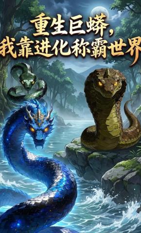 短剧《重生巨蟒，我靠进化称霸世界》海报