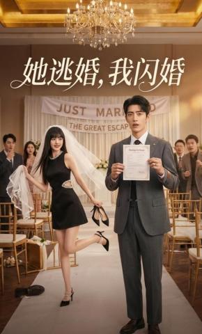 短剧《她逃婚，我闪婚》海报