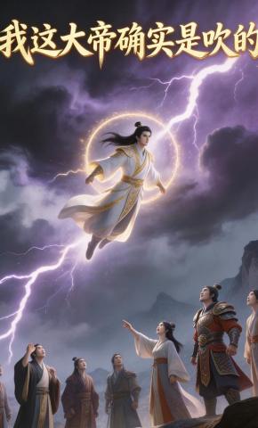 短剧《我这大帝确实是吹的》海报