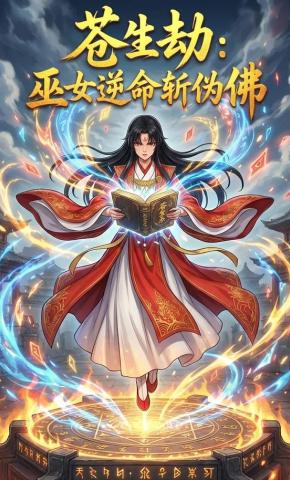 短剧《苍生劫：巫女逆命斩伪佛》海报