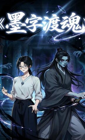 短剧《墨字渡魂》海报