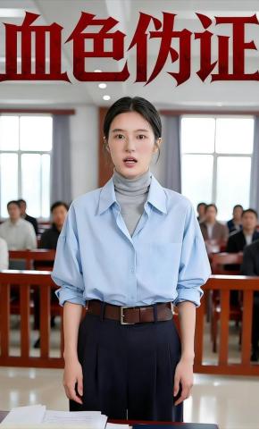 短剧《血色伪证》海报