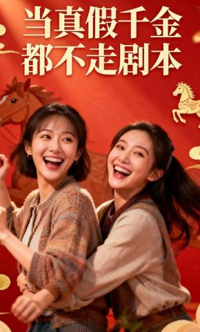短剧《当真假千金都不走剧本》海报