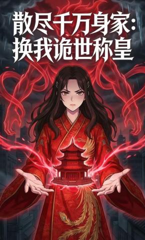 短剧《散尽千万身家：换我诡世称皇》海报