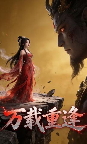 短剧《万载重逢》海报