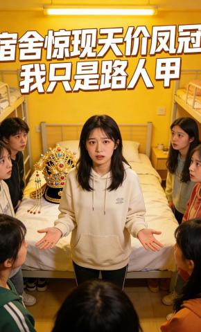 短剧《宿舍惊现天价凤冠，我只是路人甲》海报