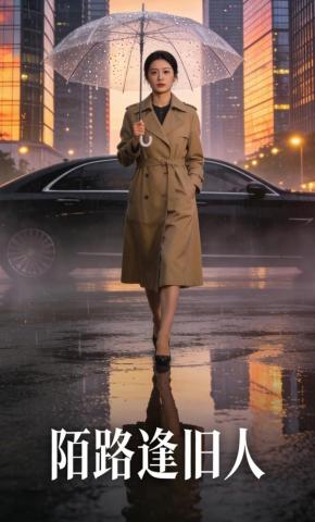 短剧《陌路逢旧人》海报
