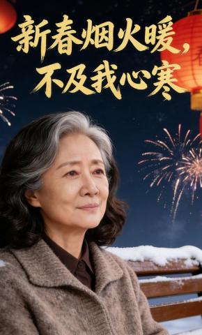 短剧《新春烟花暖，不及我心寒》海报